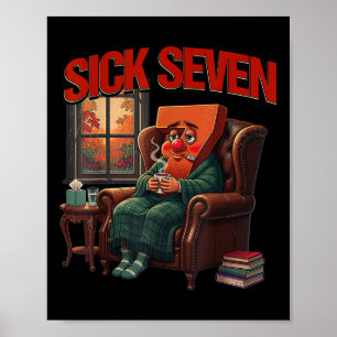 Sick Seven 67 Meme Halloween Costume Funny Cozy Au Poster