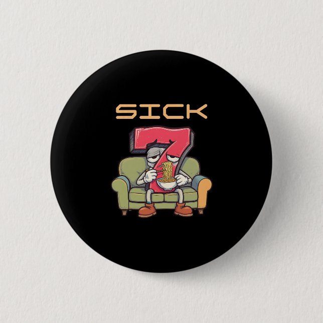 Sick Seven 67 Meme Six Seven 1  6 Cm Round Badge (Front)