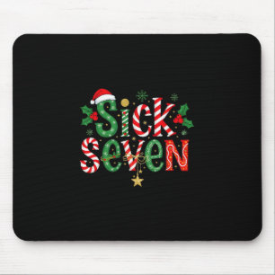 Sick Seven Funny Meme 67 Six Seven Funny Christmas Mouse Pad