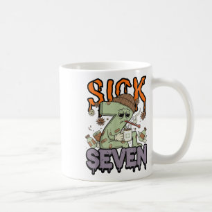 Sick Seven Meme Tee 67 Six Seven Funny Wordplay Ha Coffee Mug