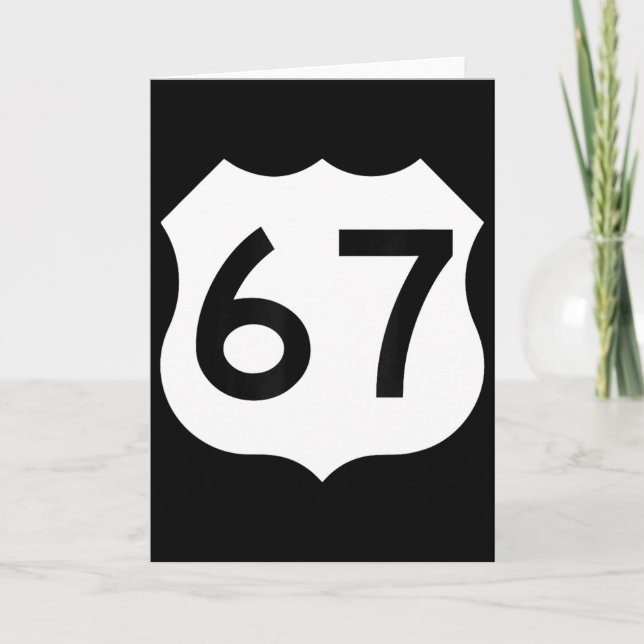 Sick Seven Meme Tee Six Seven  Card (Front)