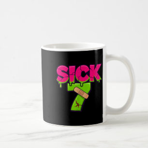 Sick Seven Meme Tee Six Seven Fun Wordplay Drip Coffee Mug