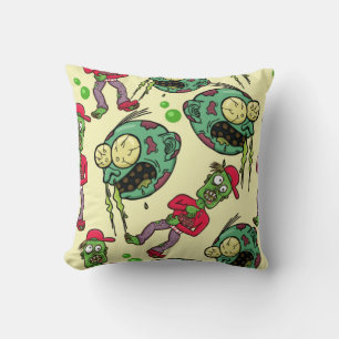 Sick Zombie Pattern Cushion