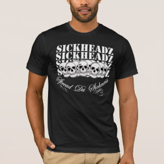 Sickheadz Dark Apparel Skull T T-Shirt
