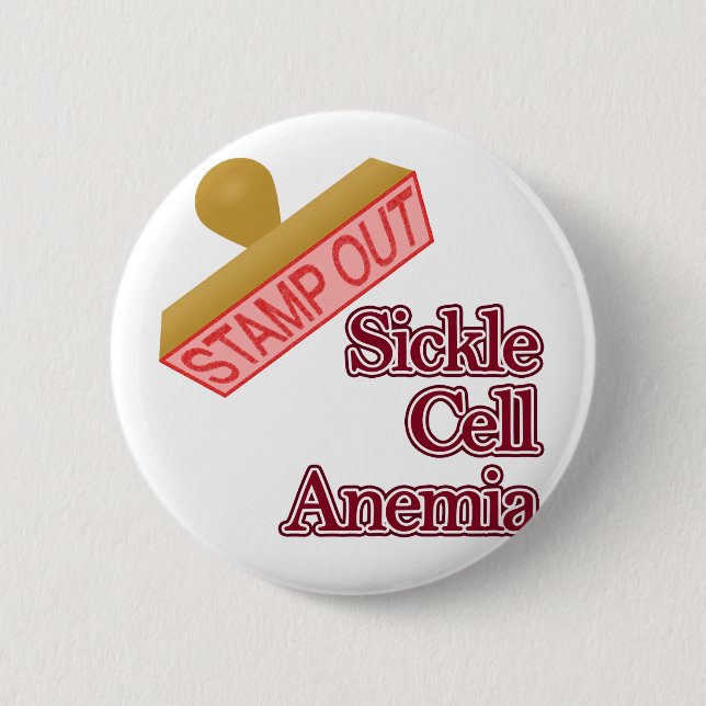 Sickle Cell Anaemia 6 Cm Round Badge (Front)