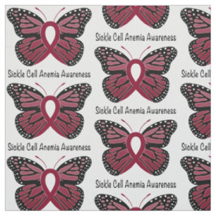 Sickle Cell Anaemia Butterfly of Hope Fabric