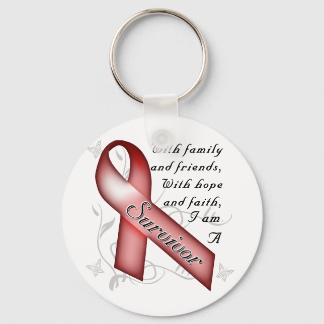 Sickle Cell Anaemia Survivor Key Ring (Front)