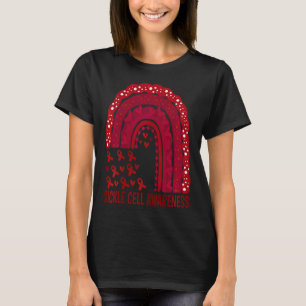 Sickle Cell Anaemia Survivor Support Squad Burgund T-Shirt