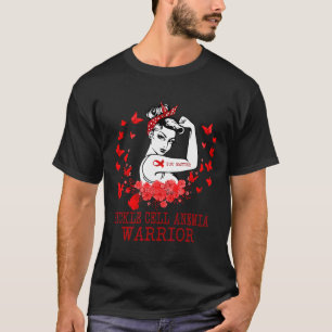 Sickle Cell Anaemia Warrior For Women Men T-Shirt