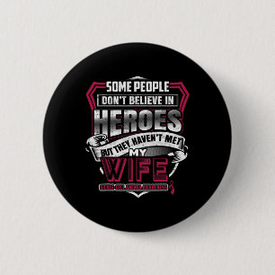 Sickle-cell Anaemia Warrior - I Wear Burgundy For 6 Cm Round Badge