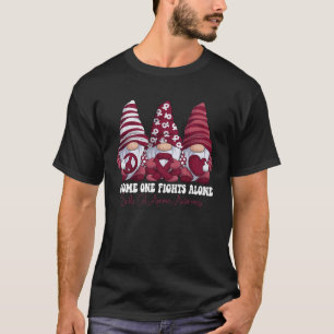 Sickle Cell Anemia Awareness Month Burgundy Ribbon T-Shirt