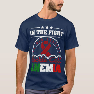 Sickle Cell Awareness Anaemia Support Fight Win M T-Shirt