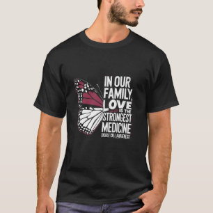 Sickle Cell Awareness Love Strongest Medicine Anem T-Shirt