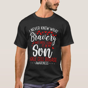 Sickle Cell Awareness Ribbon Survivor Son Warrior T-Shirt