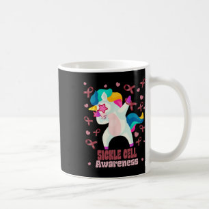Sickle Cell Dabbing Unicorn Rainbow Warrior Coffee Mug