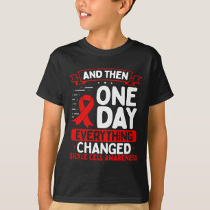 Sickle Cell Disease Awareness Movement Warrior Rib T-Shirt