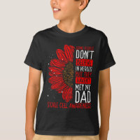 Sickle Cell Disease Awareness Ribbon Dad Warrior F