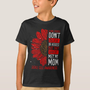 Sickle Cell Disease Awareness Ribbon Mum Warrior M T-Shirt