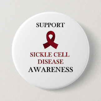 Sickle Cell Disease Awareness, Support and Healing 7.5 Cm Round Badge