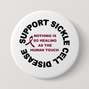 Sickle Cell Healing and Support 7.5 Cm Round Badge