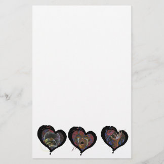 Sickle Cell Heart Art Stationery
