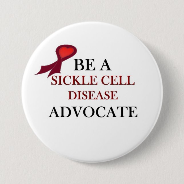 Sickle Cell Support 7.5 Cm Round Badge (Front)
