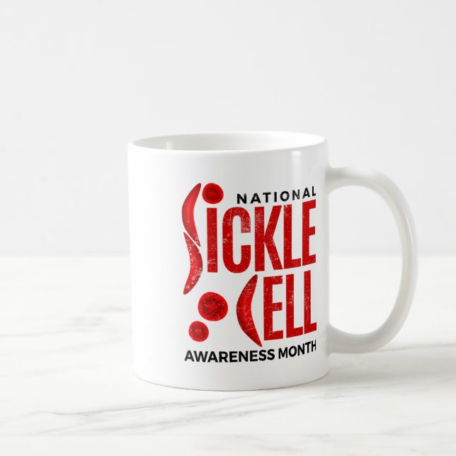 Sickle Cell Warrior Anaemia Sickle Cell Awareness  Coffee Mug (Right)