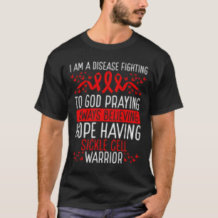 Sickle Cell Warrior Survivor Disease Awareness Rib T-Shirt