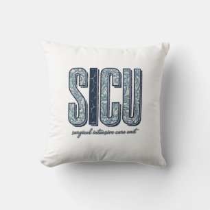 SICU Surgical Intensive Care Unit Vintage Shirt De Cushion