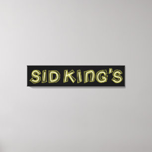 sid king's canvas print