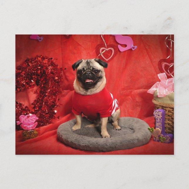 Sid or Dandy Valentine Photo Tees and Gifts Holiday Postcard (Front)