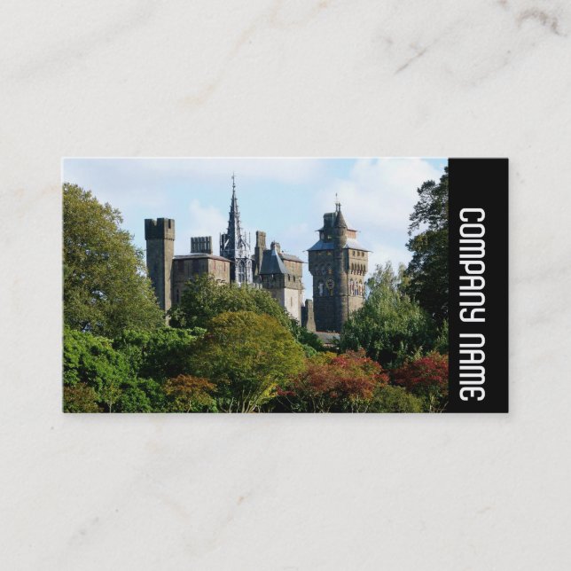 Side Band - Cardiff Castle II Business Card (Front)