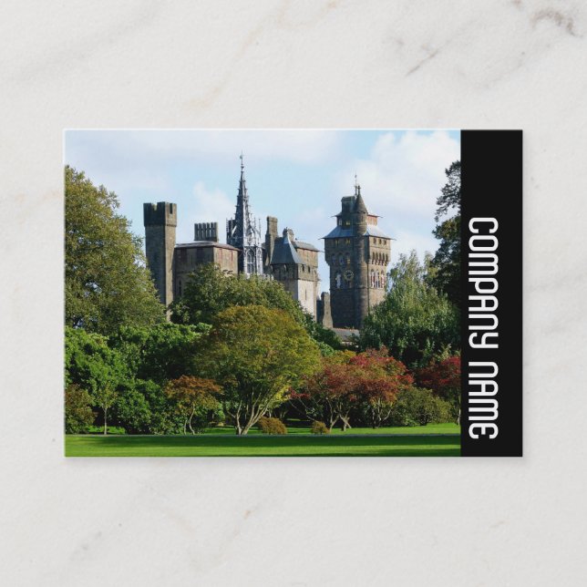 Side Band - Cardiff Castle II Business Card (Front)