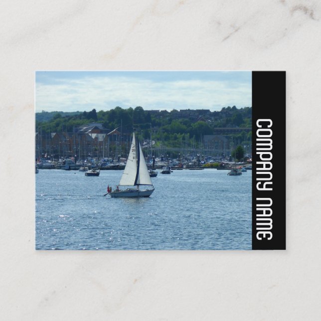 Side Band - Cardiff Marina Business Card (Front)