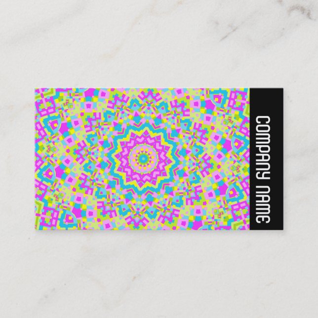 Side Band - Colourful Kaleidoscope 04 Business Card (Front)