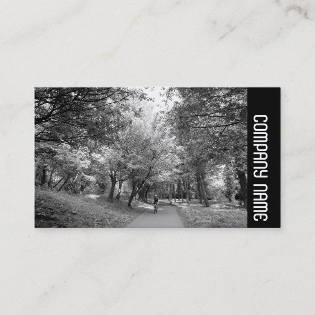 Side Band - Cycle Way B&W Business Card (Front)