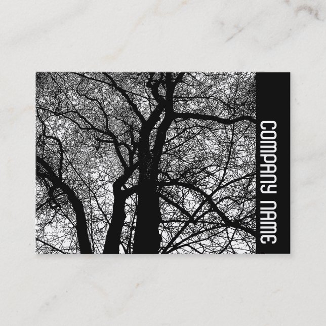 Side Band - High Contrast Tree Business Card (Front)
