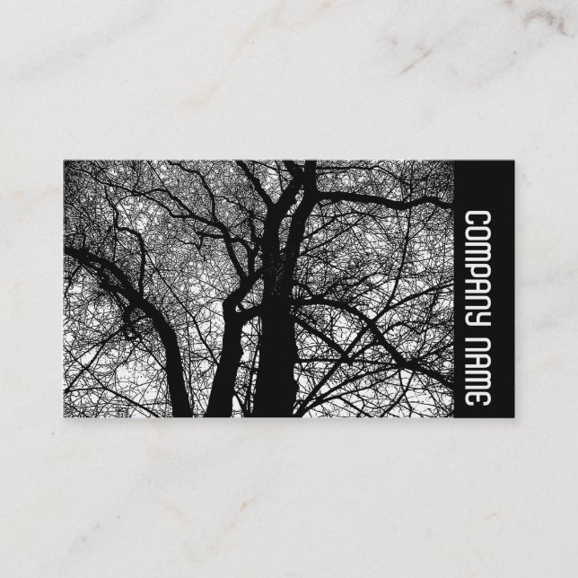 Side Band - High Contrast Tree Business Card (Front)