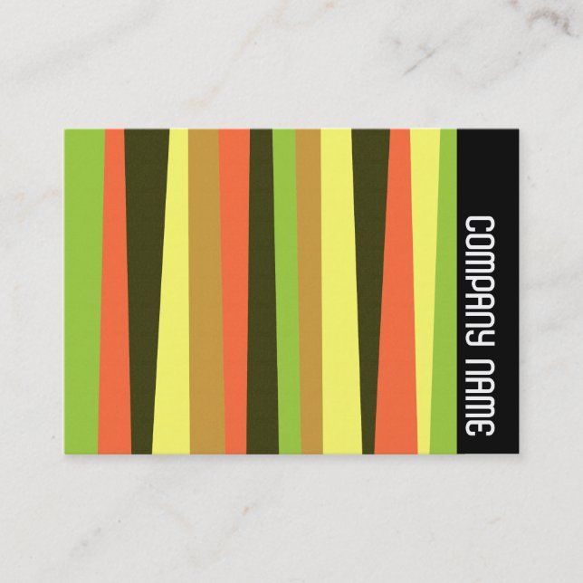 Side Band - Irregular Stripes Business Card (Front)