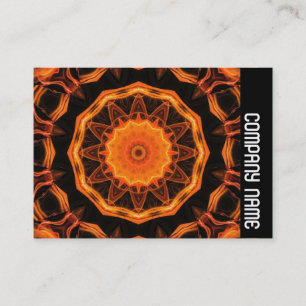 Side Band - Orange Kaleidescope 01 Business Card