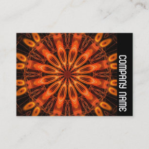 Side Band - Orange Kaliediscope 02 Business Card