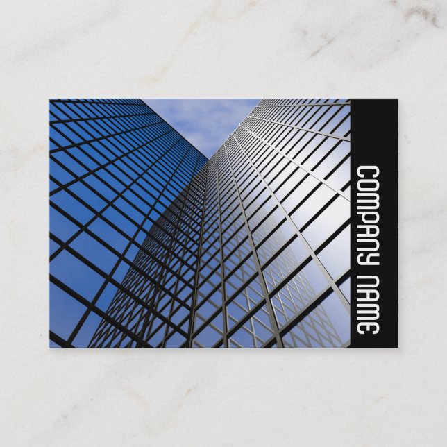 Side Band - Reflective Office Block Business Card (Front)