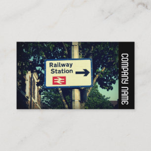 Side Band -  Station Sign Business Card
