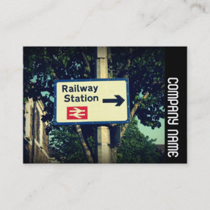 Side Band - Station Sign Business Card