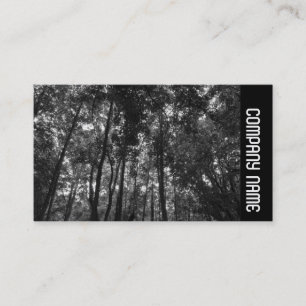 Side Band - Woodland Canopy 02 BW Business Card