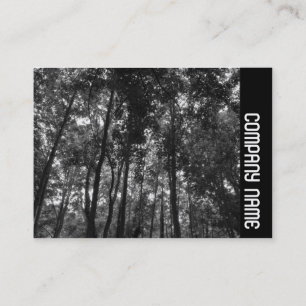 Side Band - Woodland Canopy 02 BW Business Card