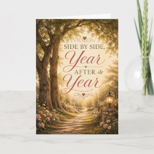 Side By Side Anniversary Card