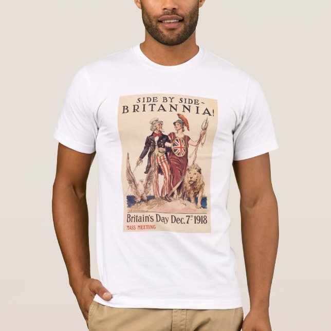 "Side By Side - Britaniania" T-Shirt (Front)