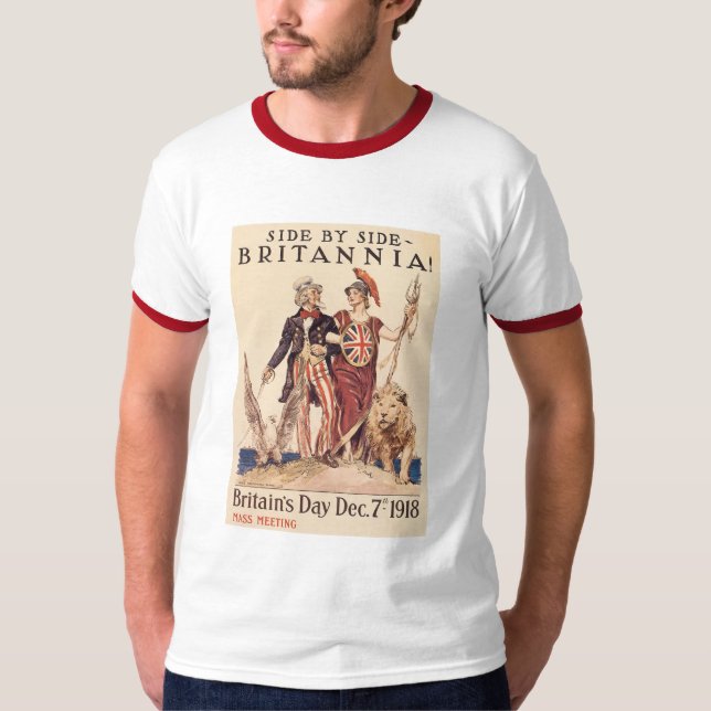 "Side By Side - Britaniania" T-Shirt (Front)