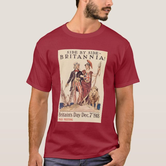 "Side By Side - Britaniania" T-Shirt (Front)